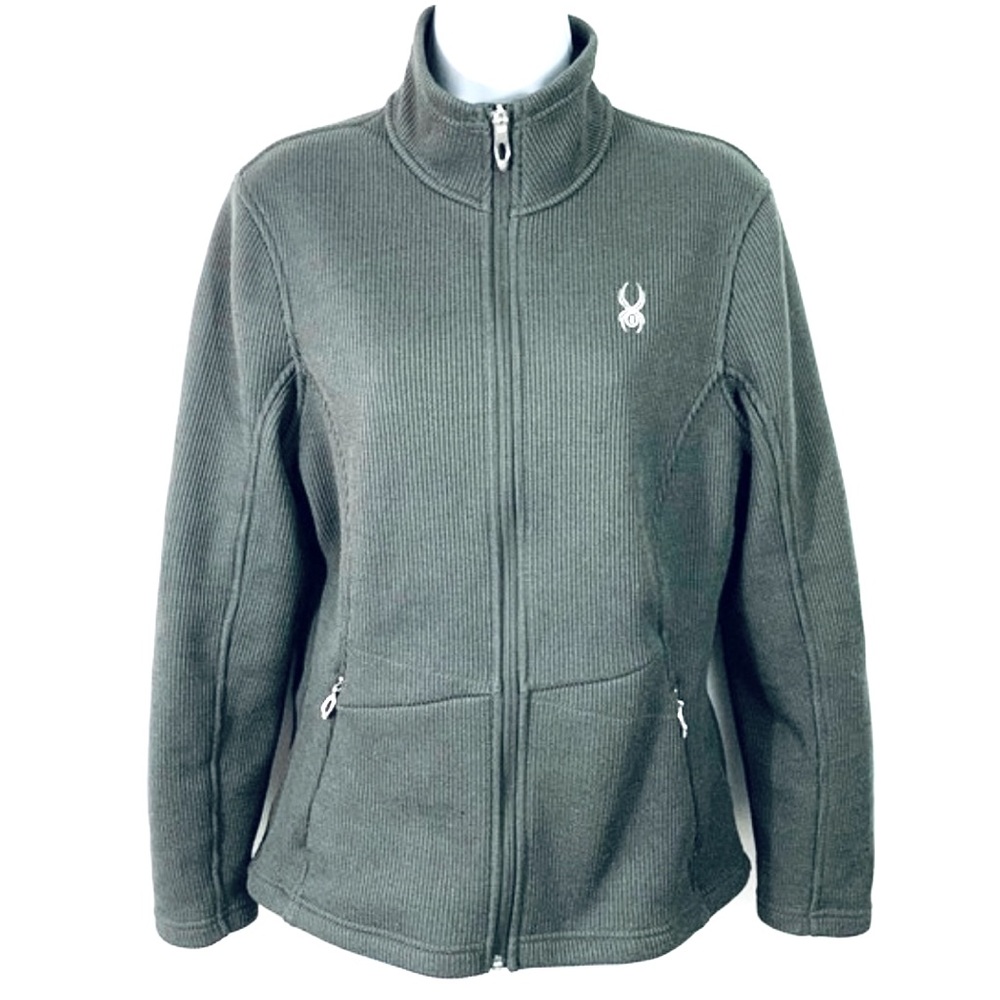 Spyder Women’s Sz Small Woven Knit Full-zip Jacket